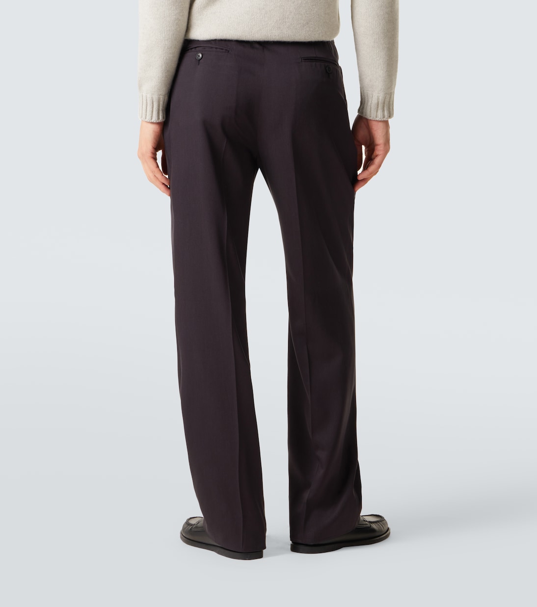 Amo silk wide-leg pants | Saman Amel