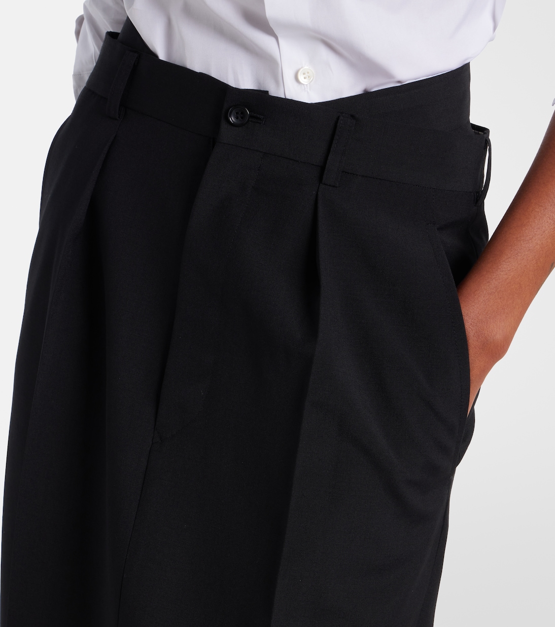 Pleated midi skirt | Junya Watanabe