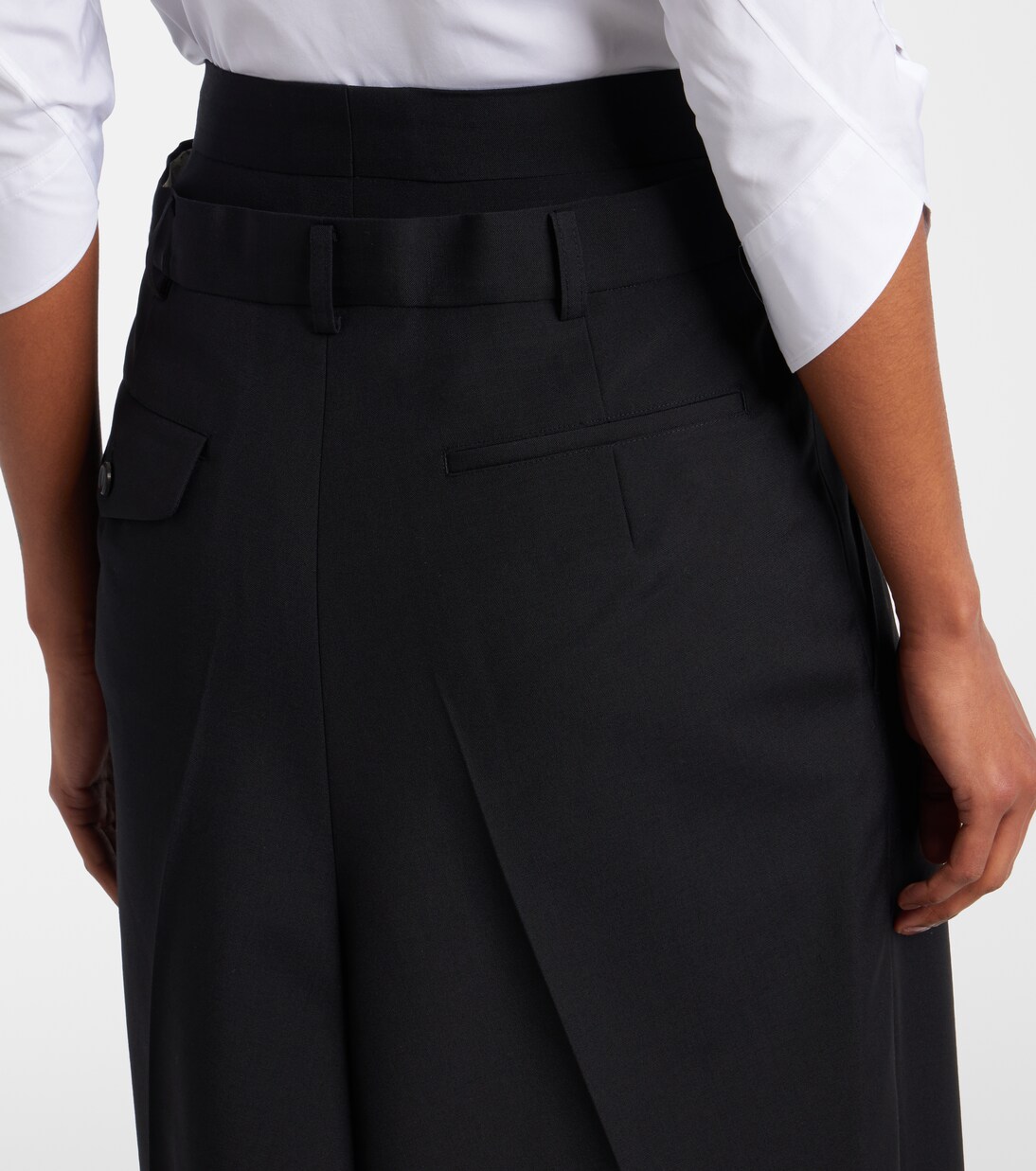 Pleated midi skirt | Junya Watanabe