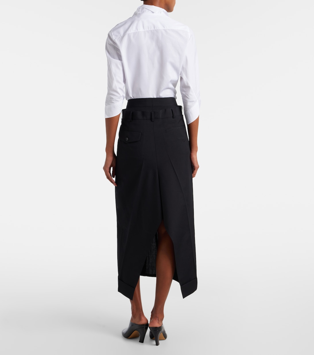 Pleated midi skirt | Junya Watanabe