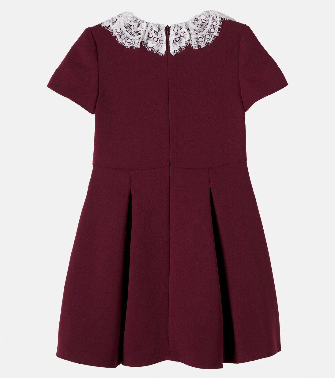 Lace-trimmed cotton dress | Self-Portrait Kids