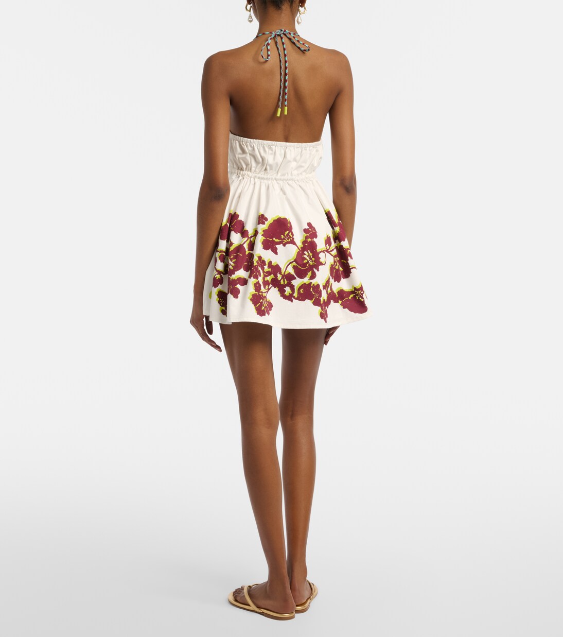 Haze floral cotton minidress | Alémais