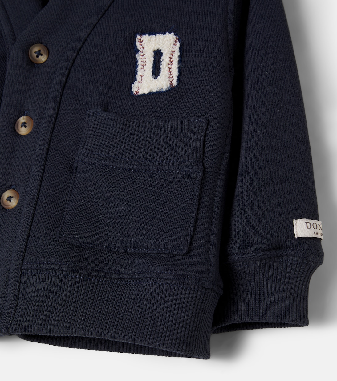 Baby Maukie cotton-blend cardigan | Donsje