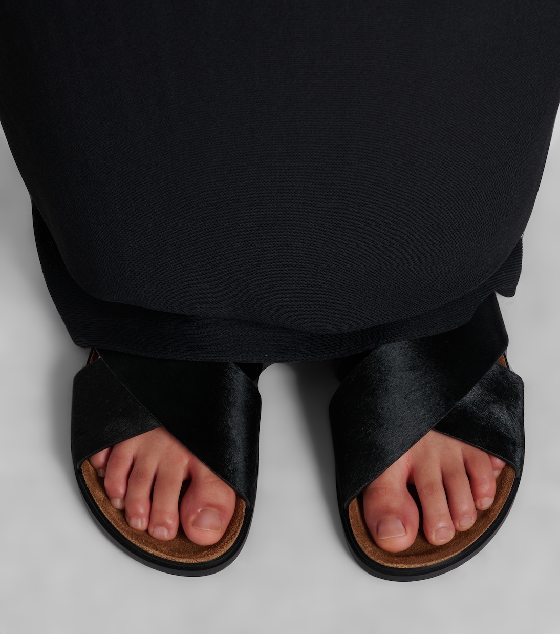 Sandalen Cross aus Kalbshaar | The Row