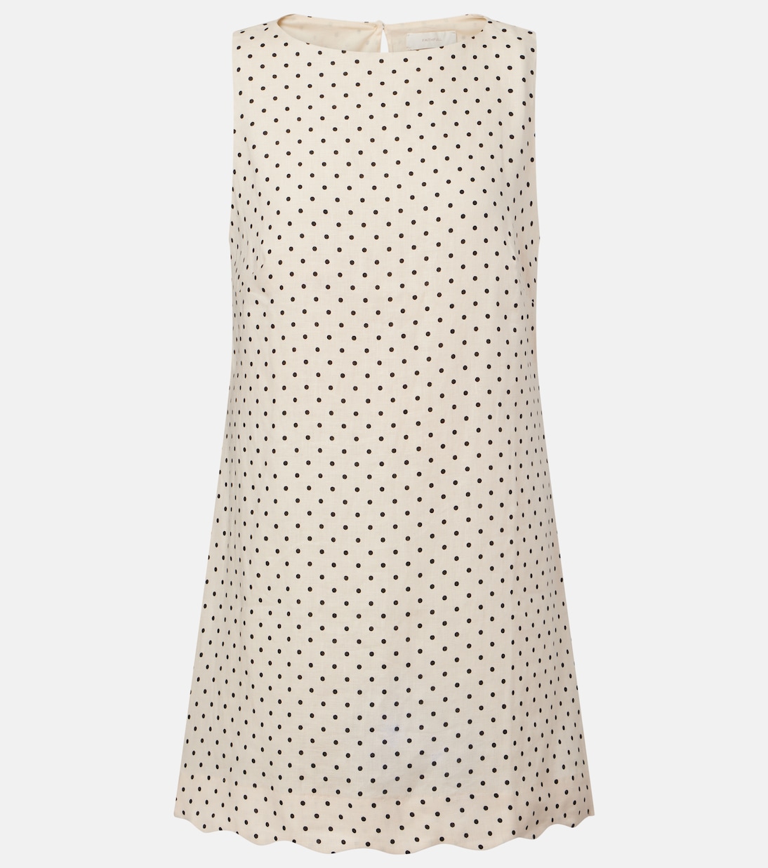 Iria polka-dot linen minidress | Faithfull