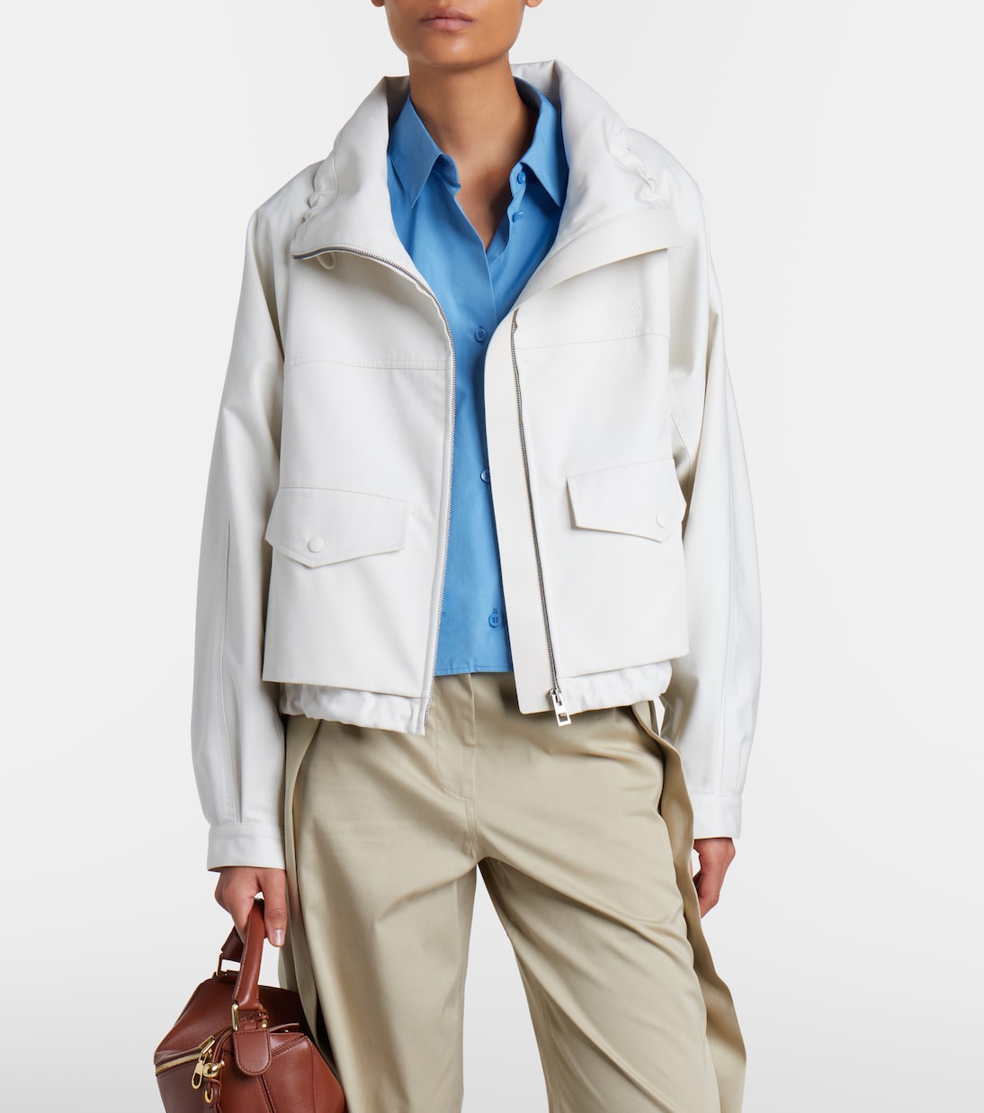 Cotton and silk jacket  | Loewe