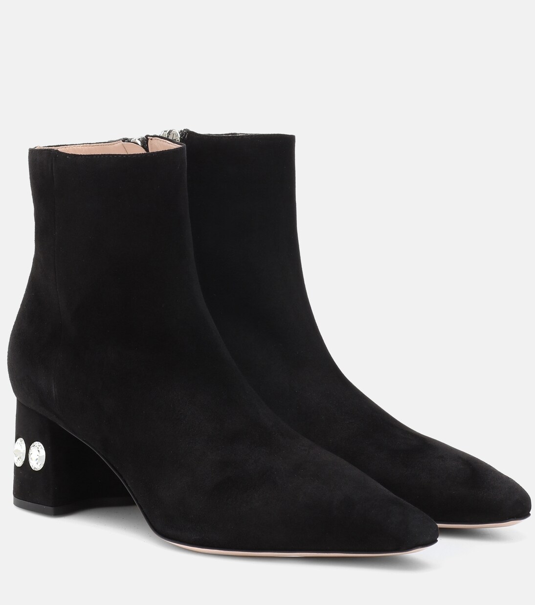 Ankle Boots aus Veloursleder | Miu Miu