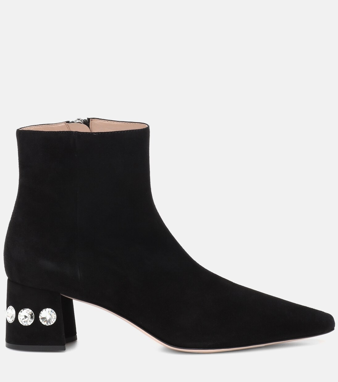 Ankle Boots aus Veloursleder | Miu Miu