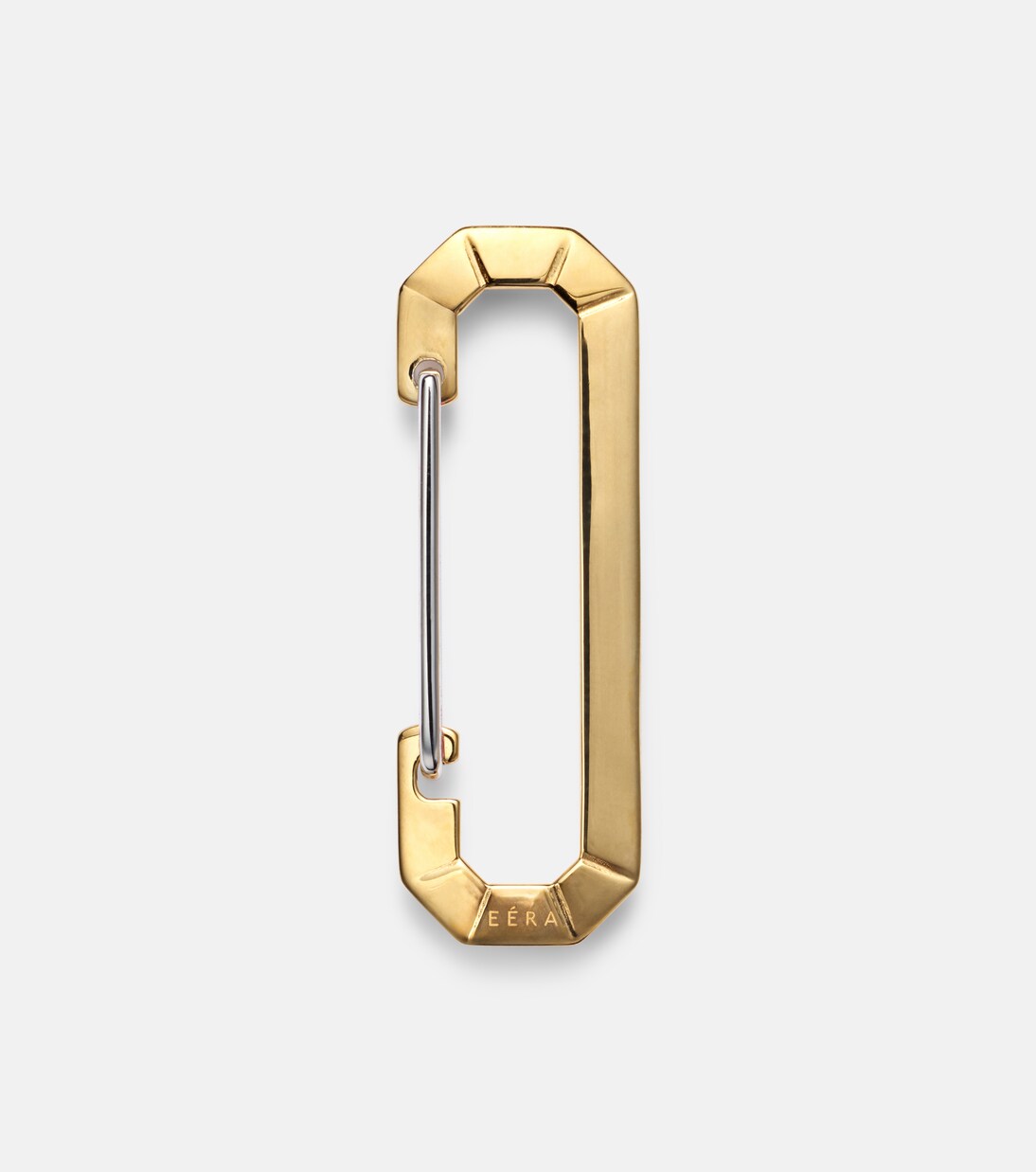 Einzelner Ohrring New York aus 18kt Gelbgold mit 18kt Weißgold | Eéra