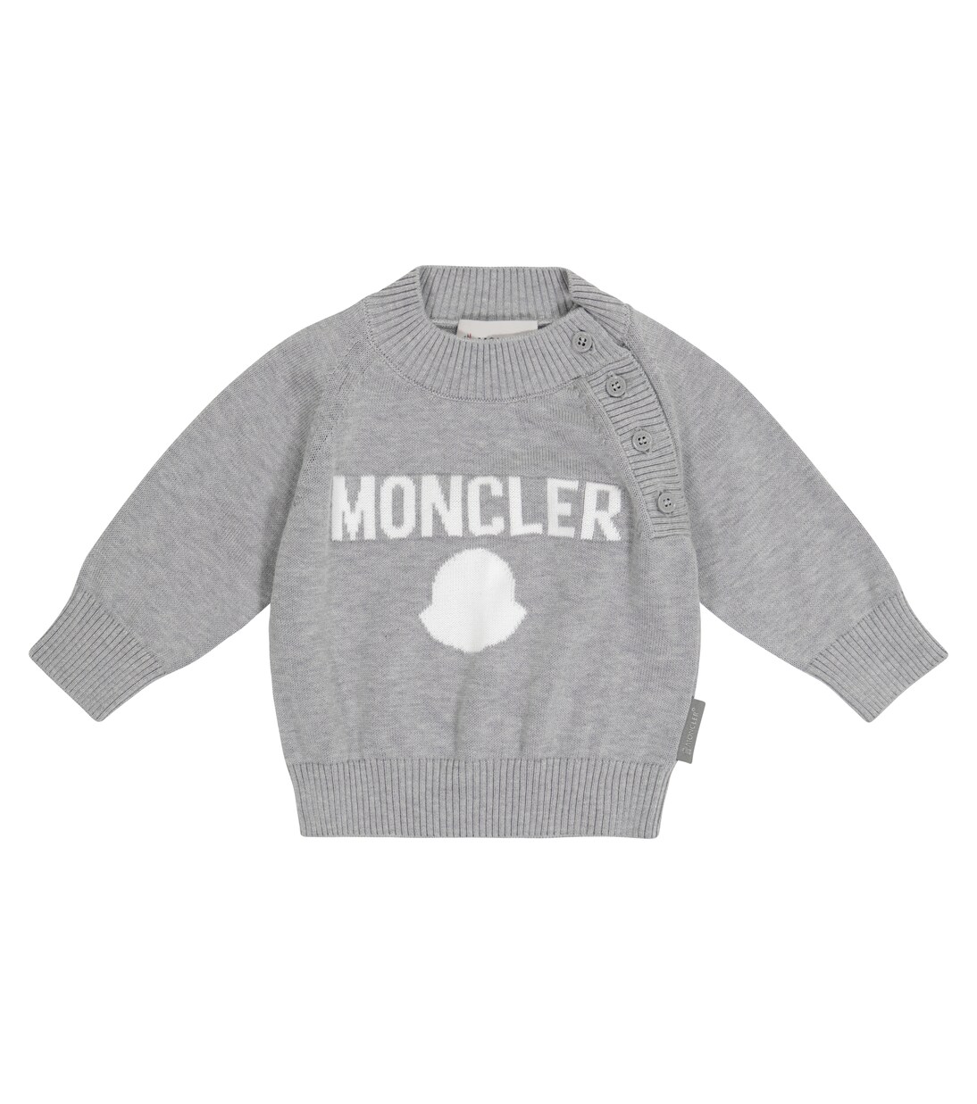Baby - Pullover in cotone con logo | Moncler Enfant