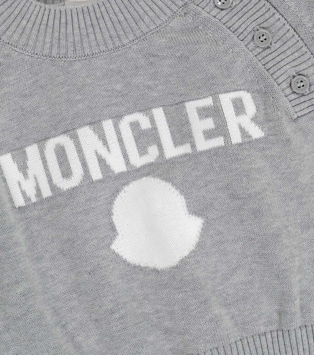 Baby - Pullover in cotone con logo | Moncler Enfant