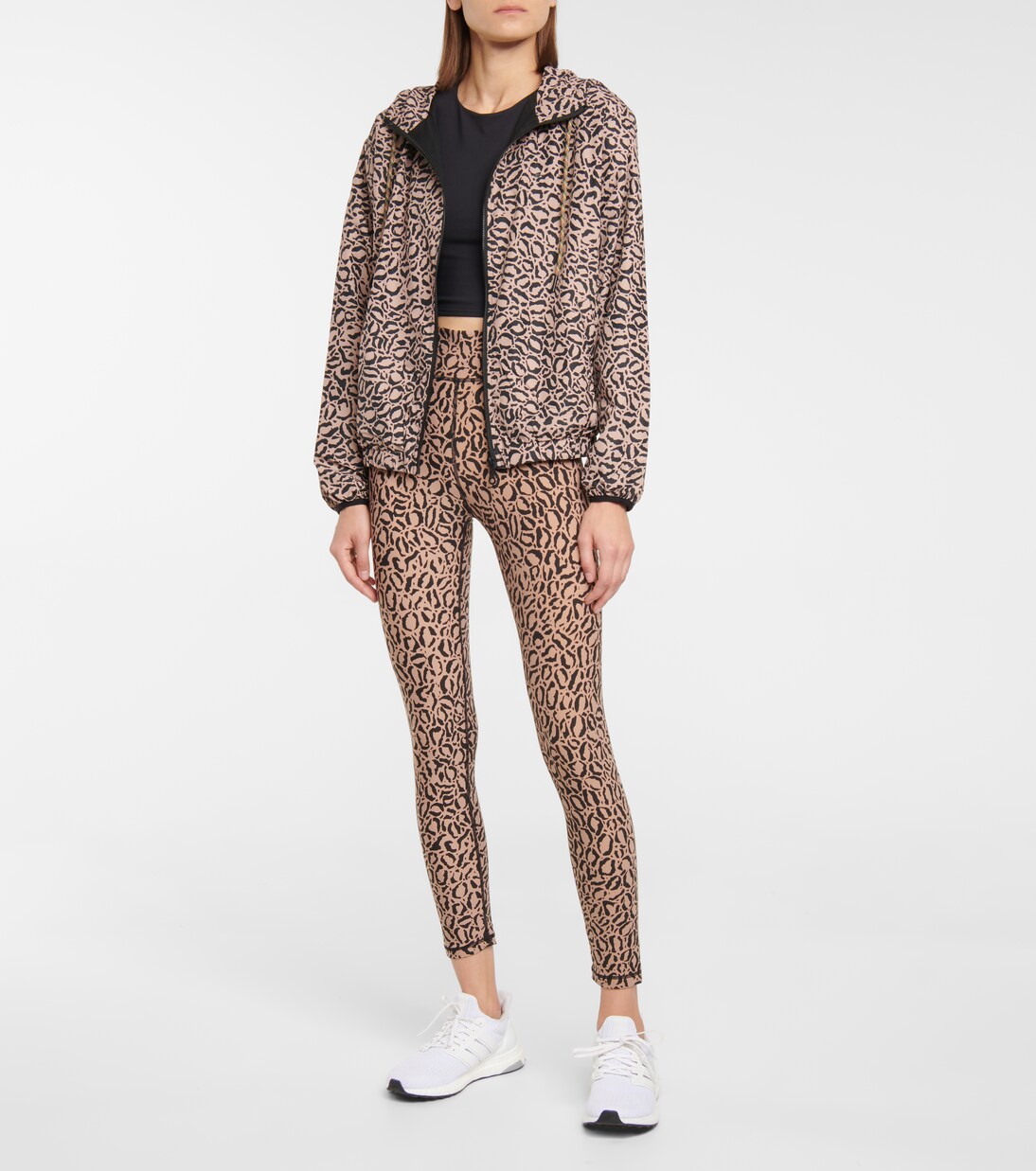 High-rise leopard print leggings | The Upside