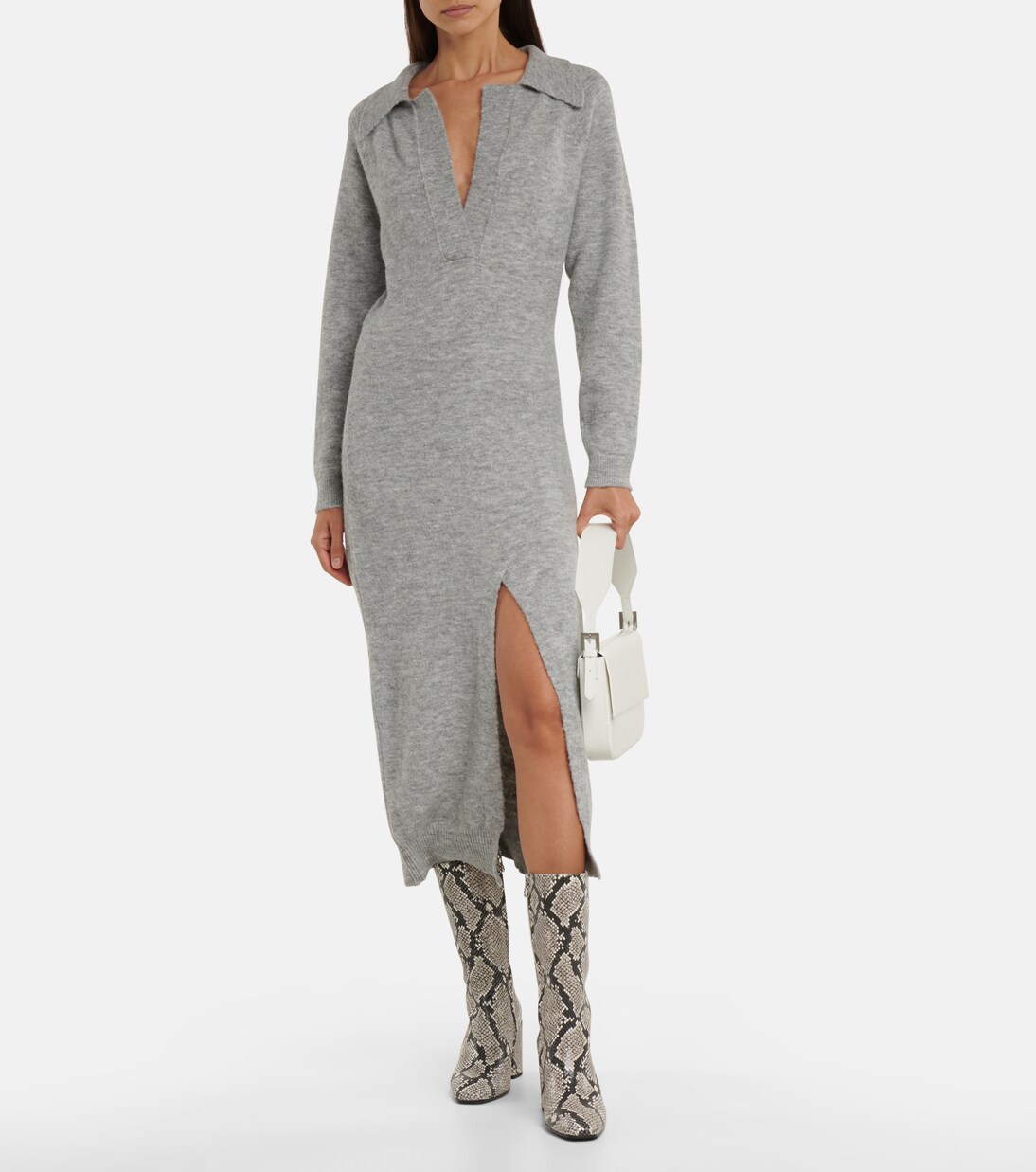 Flora knit midi dress | Nanushka