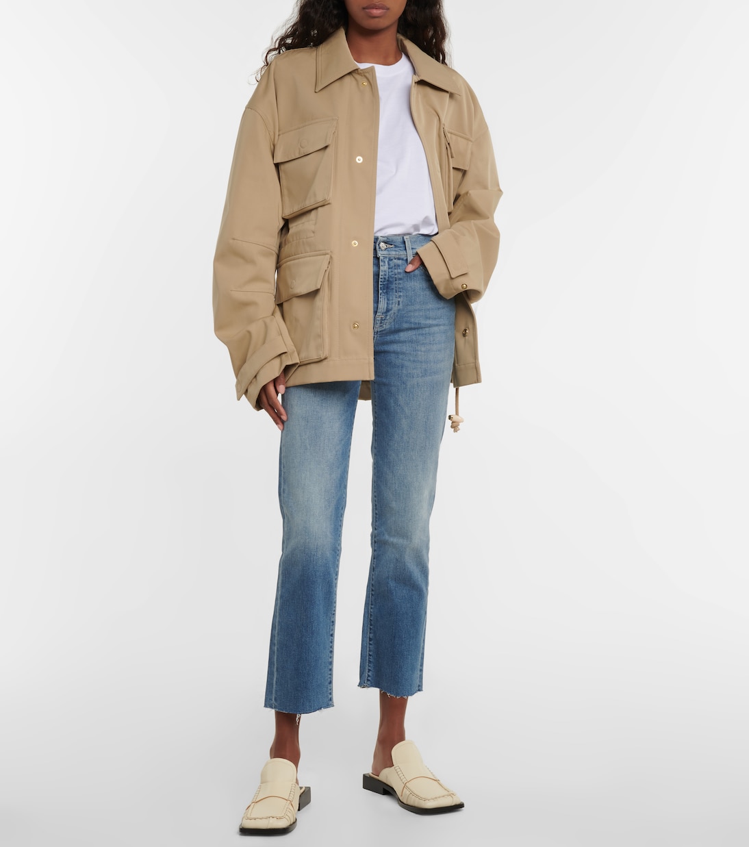 Mid-Rise Jeans The Straight Crop | 7 For All Mankind