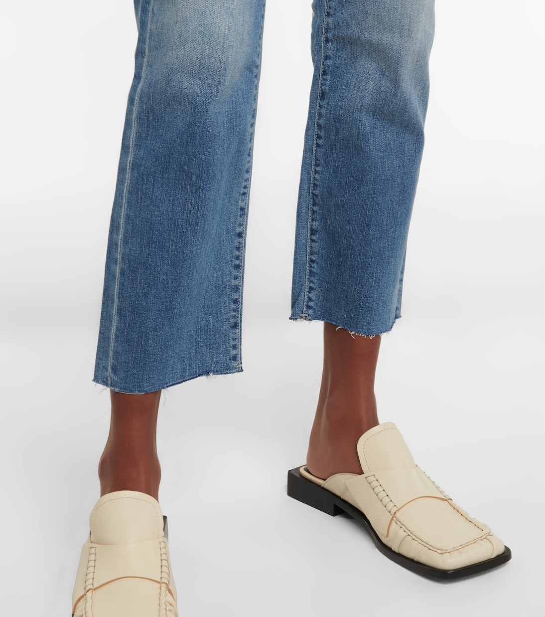 Mid-Rise Jeans The Straight Crop | 7 For All Mankind