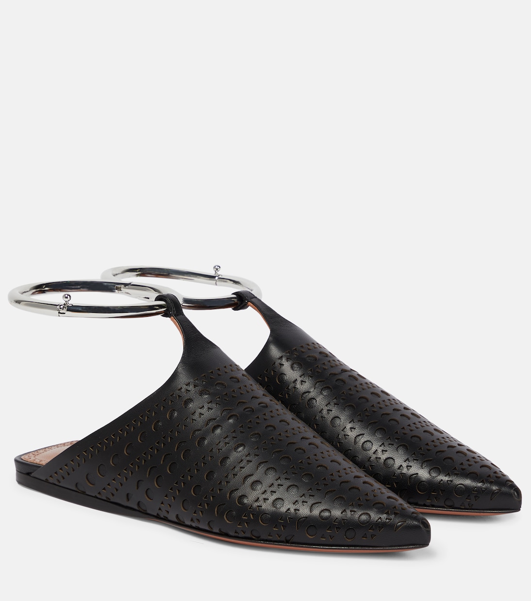 Slippers aus Leder | Alaïa