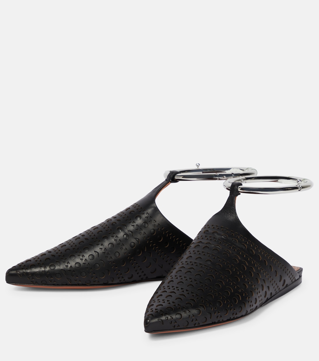 Slippers aus Leder | Alaïa