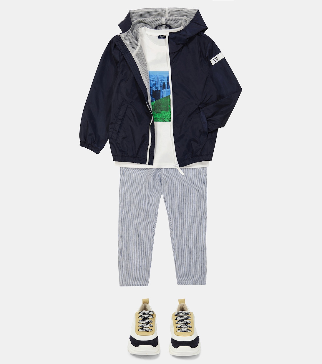 T-shirt imprimé en coton | Il Gufo