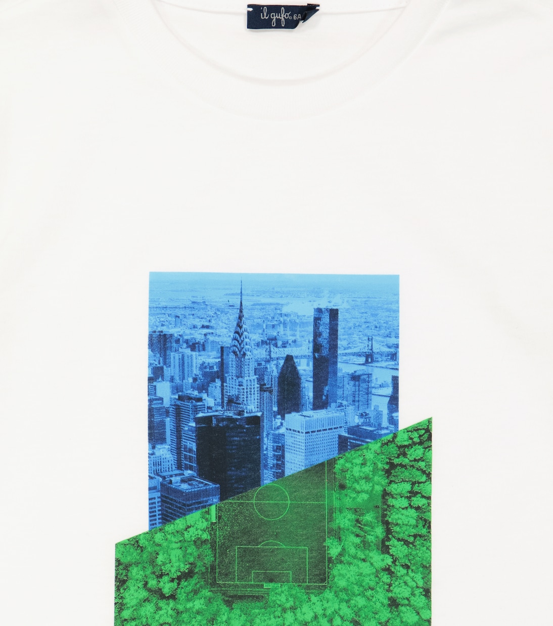 T-shirt imprimé en coton | Il Gufo