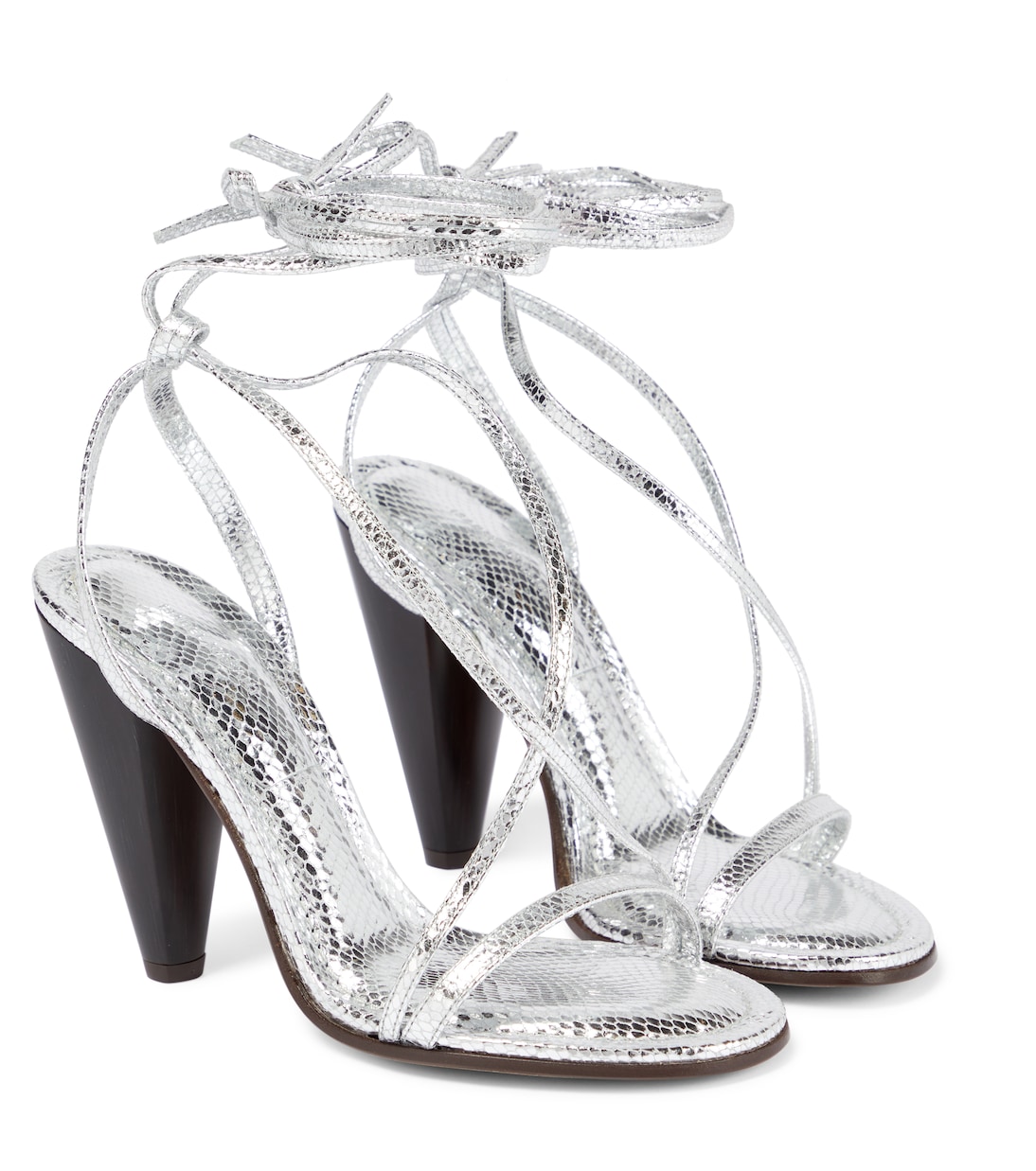 Sandalen Aliza aus Metallic-Leder | Isabel Marant