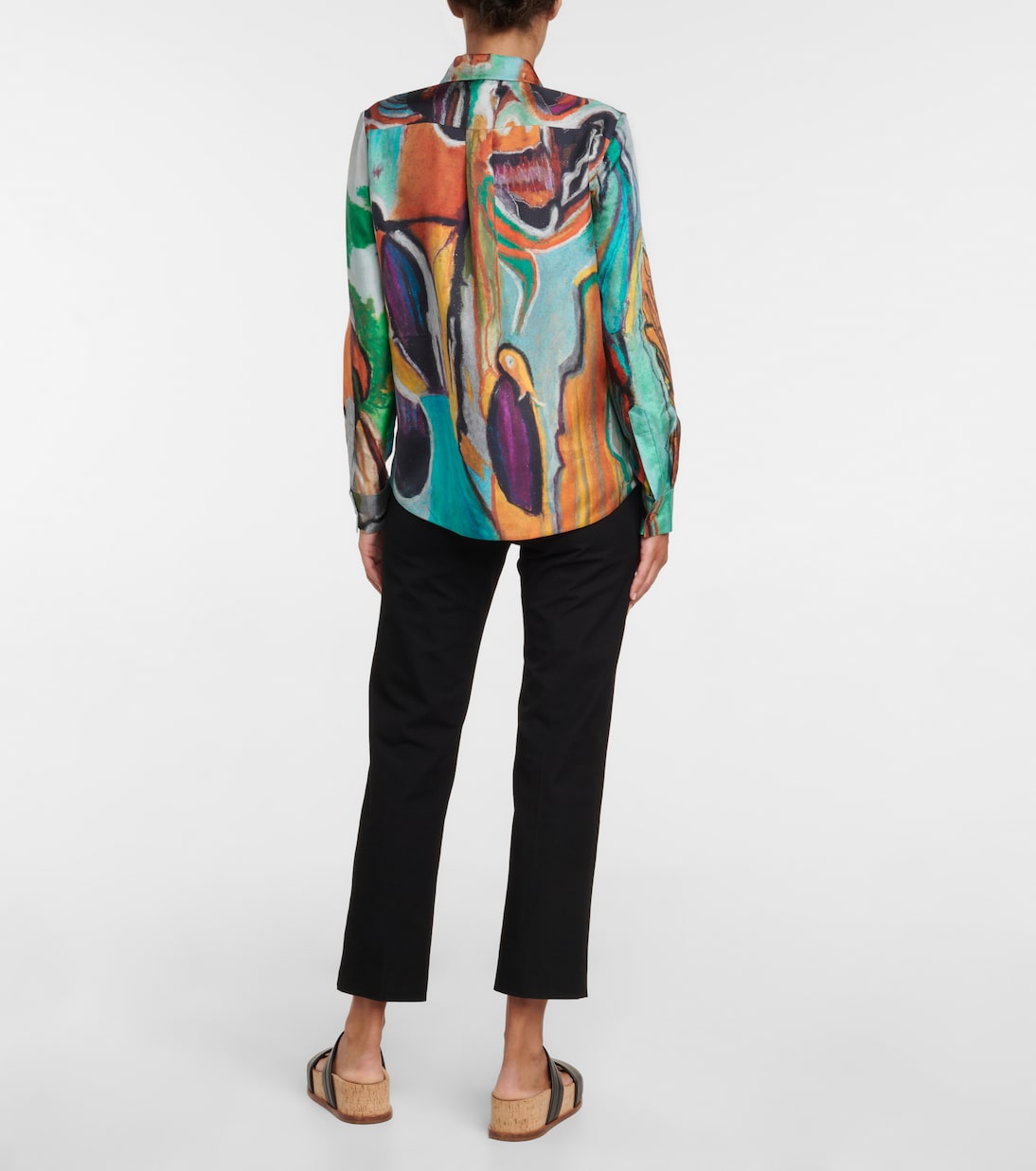 Bedruckte Bluse Henri aus Seide | Gabriela Hearst