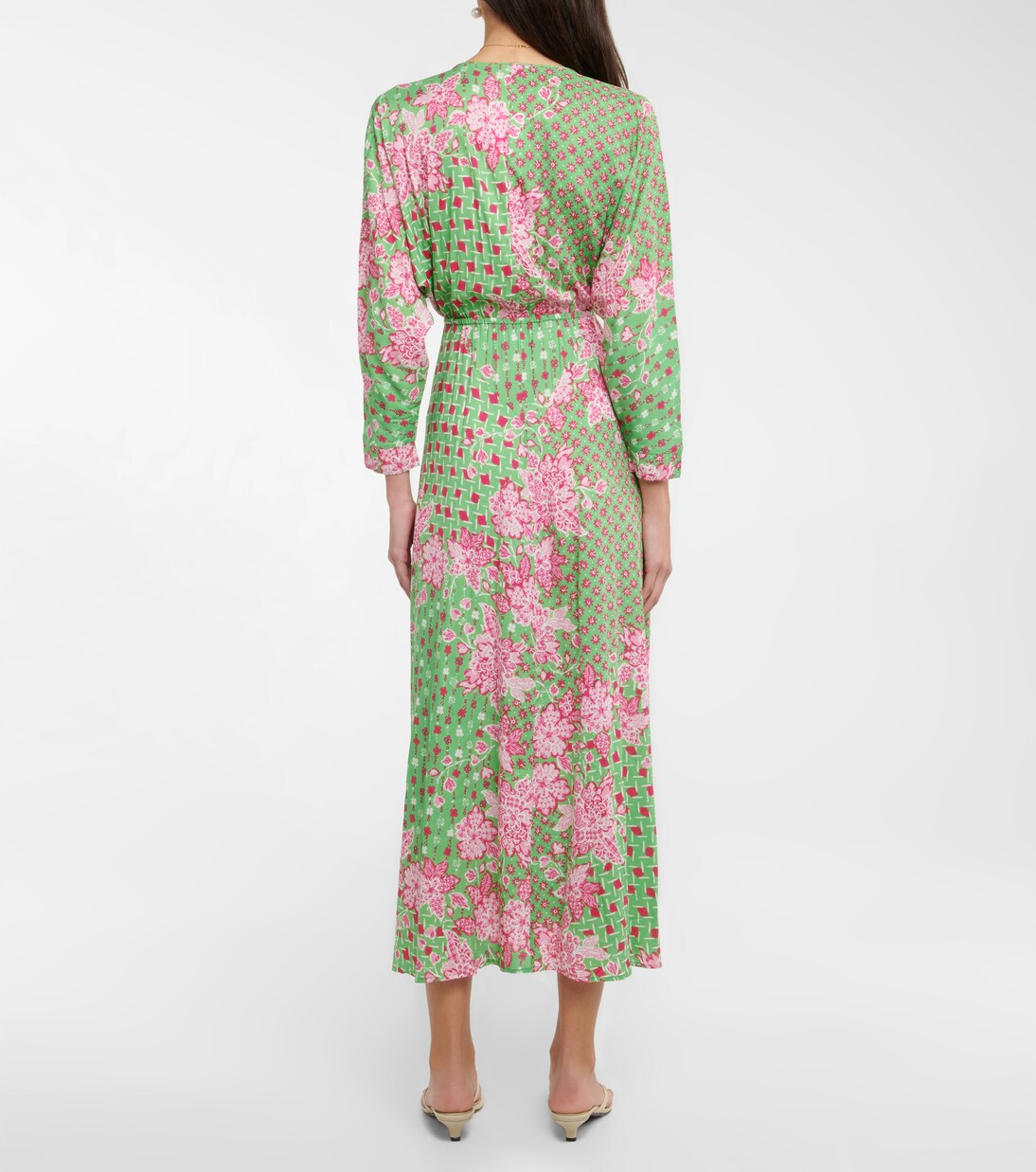 Robe longue Ilona imprimée | Poupette St Barth