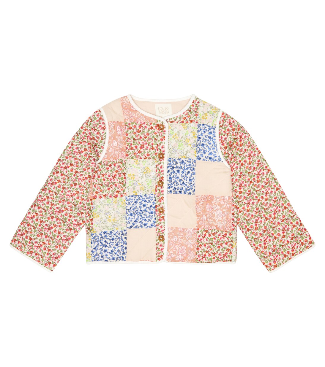 Veste matelassée Amalina en coton à fleurs | Louise Misha