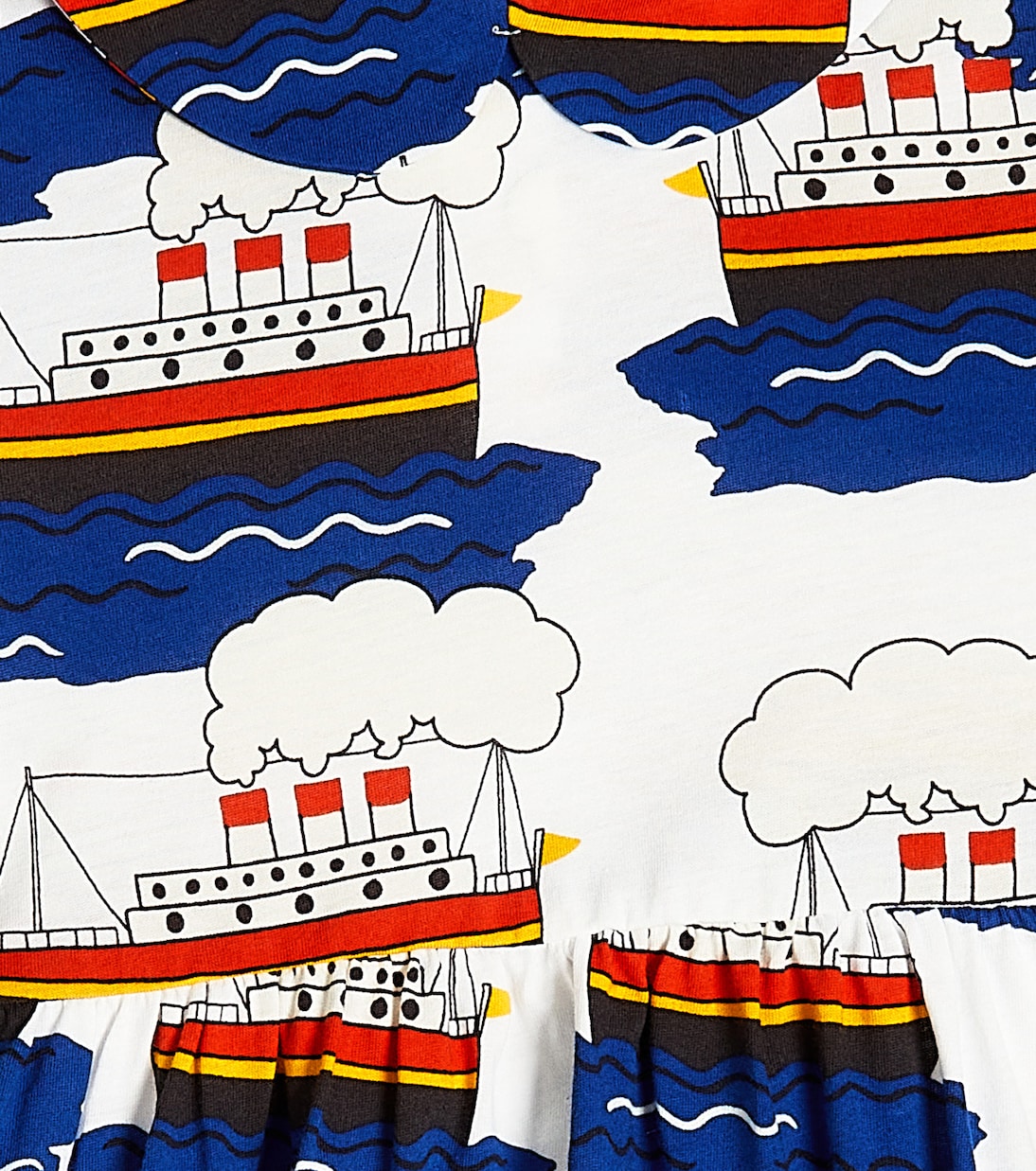 Printed cotton dress | Mini Rodini