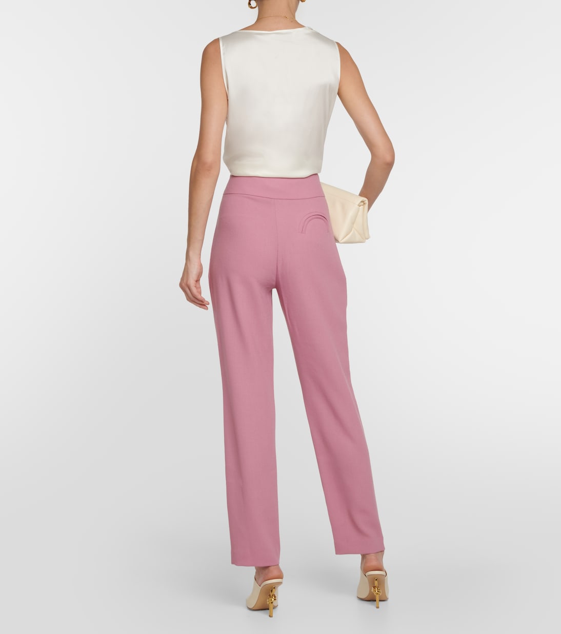 High-Rise-Hose Cool & Easy aus Wolle | Blazé Milano