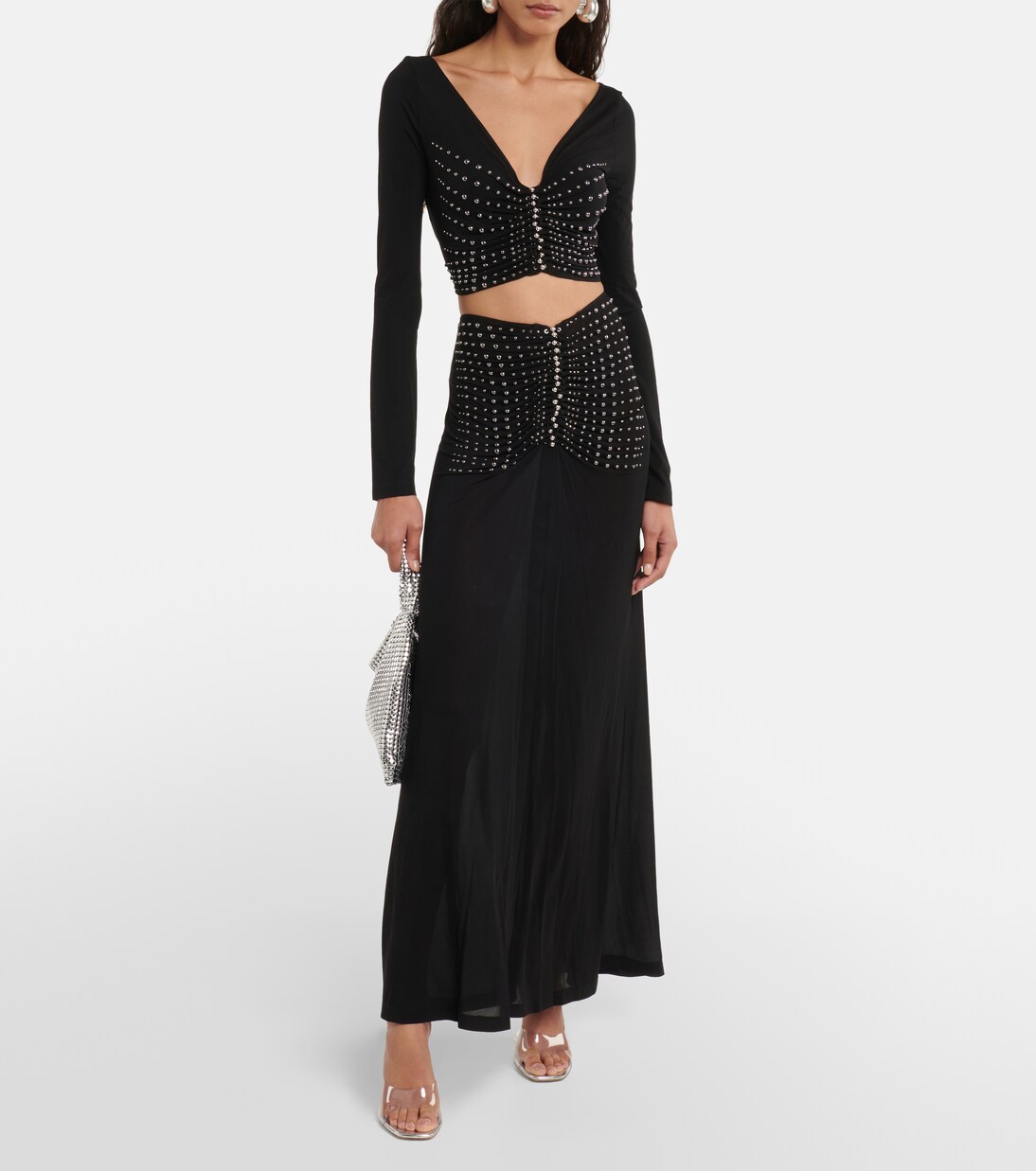 Verzierter Maxirock | Rabanne