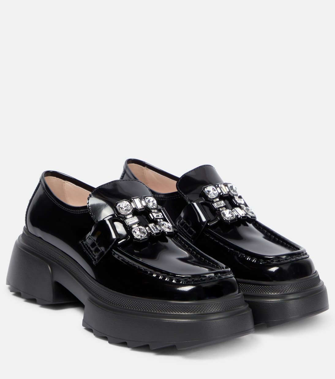 Plateau-Loafers Wallaviv aus Lackleder | Roger Vivier