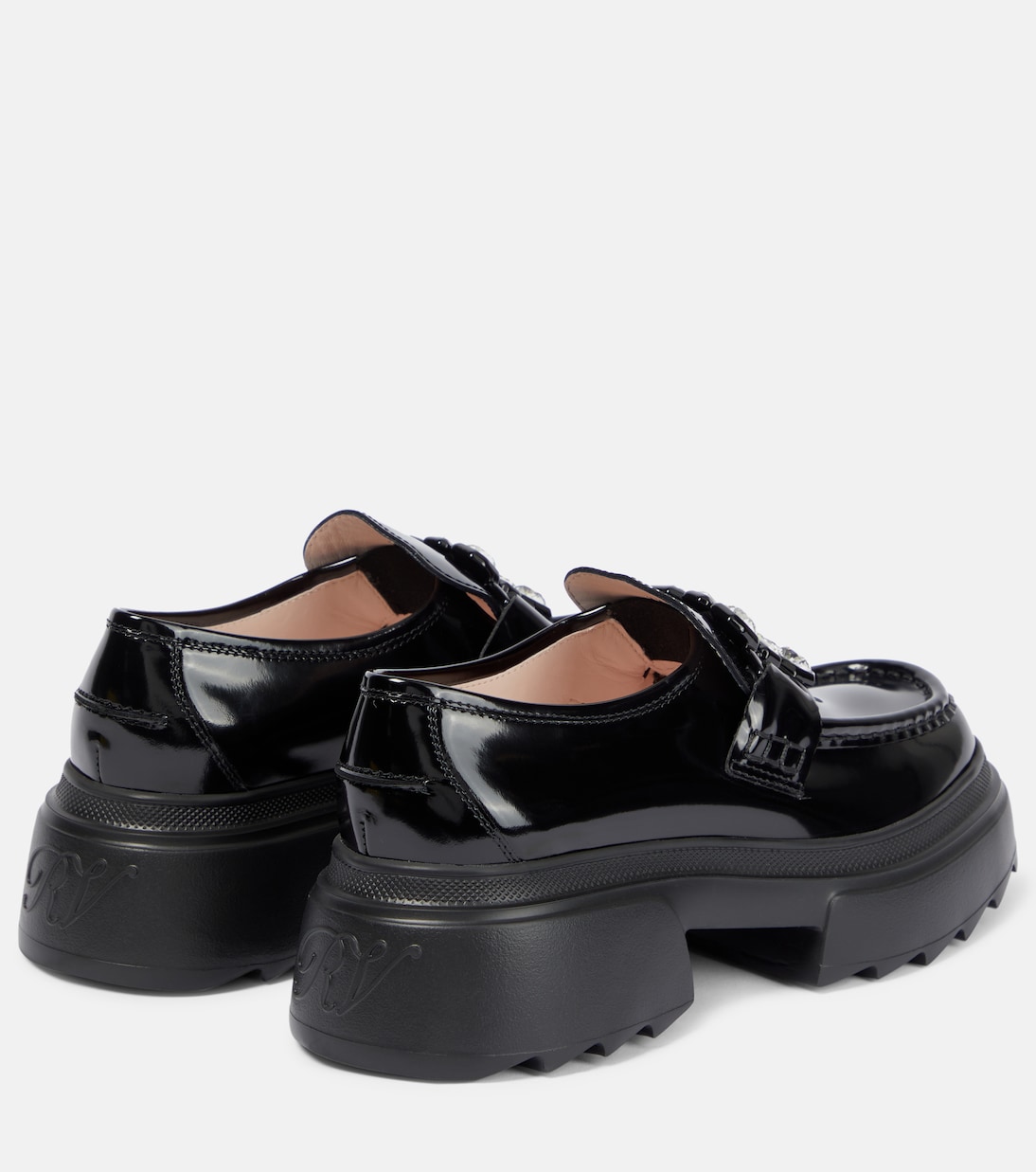 Plateau-Loafers Wallaviv aus Lackleder | Roger Vivier