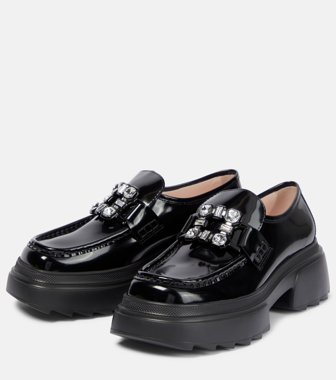 Plateau-Loafers Wallaviv aus Lackleder | Roger Vivier