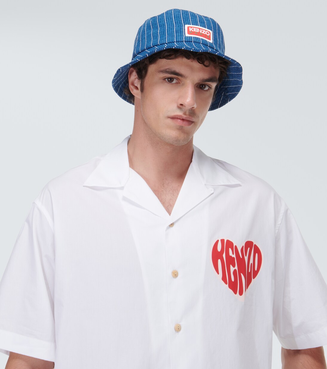 Logo denim bucket hat | Kenzo