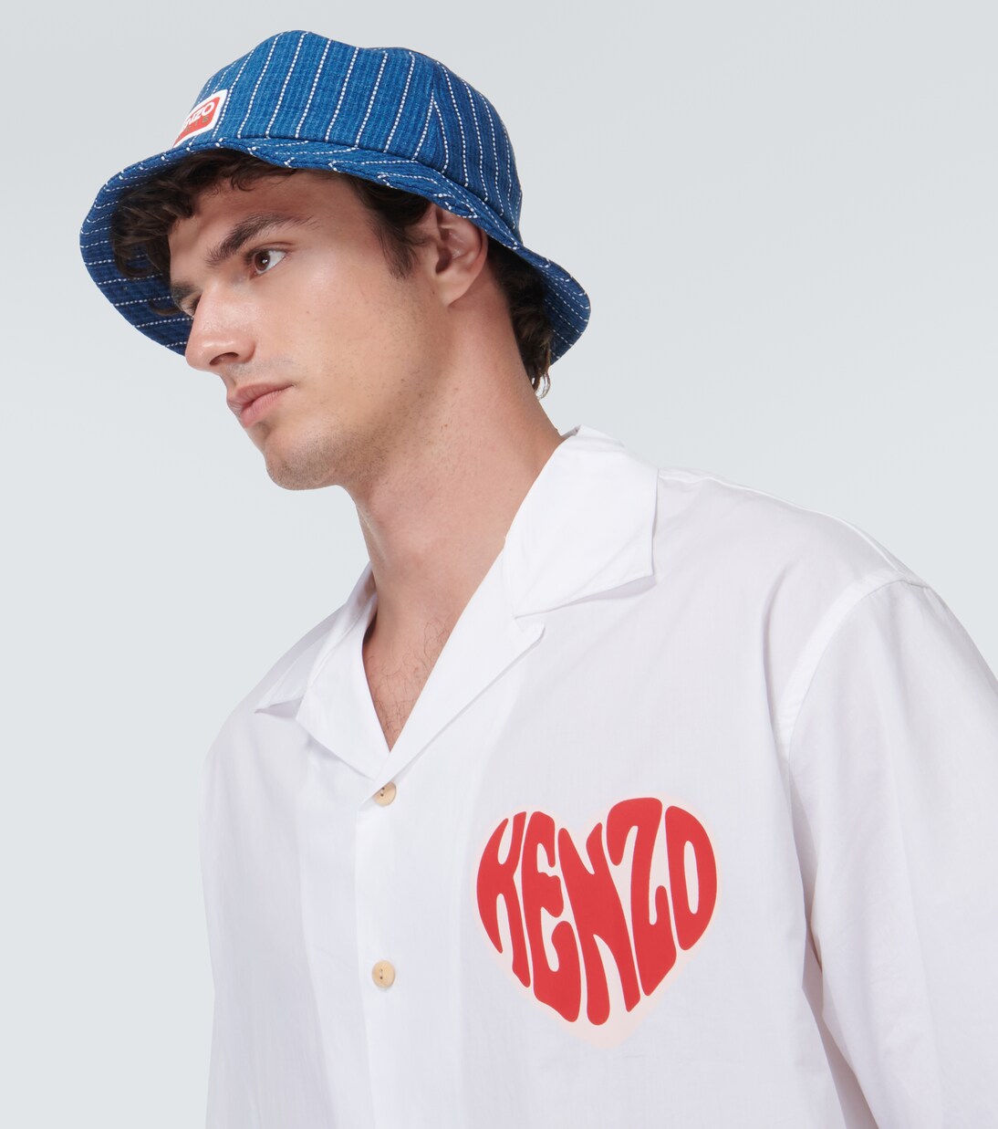 Logo denim bucket hat | Kenzo