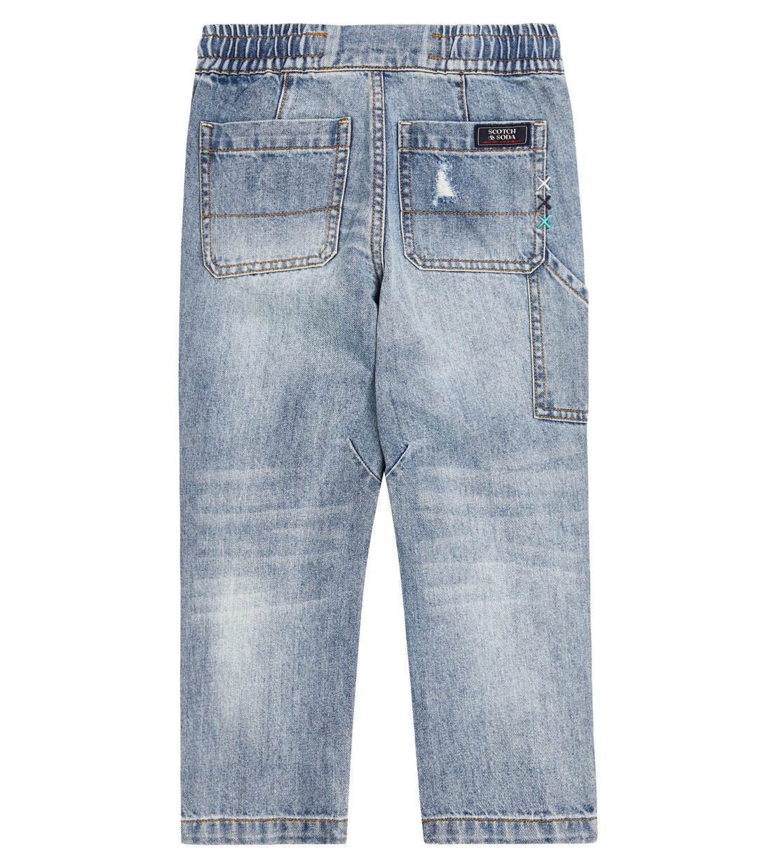 Distressed straight jeans | Scotch & Soda Kids