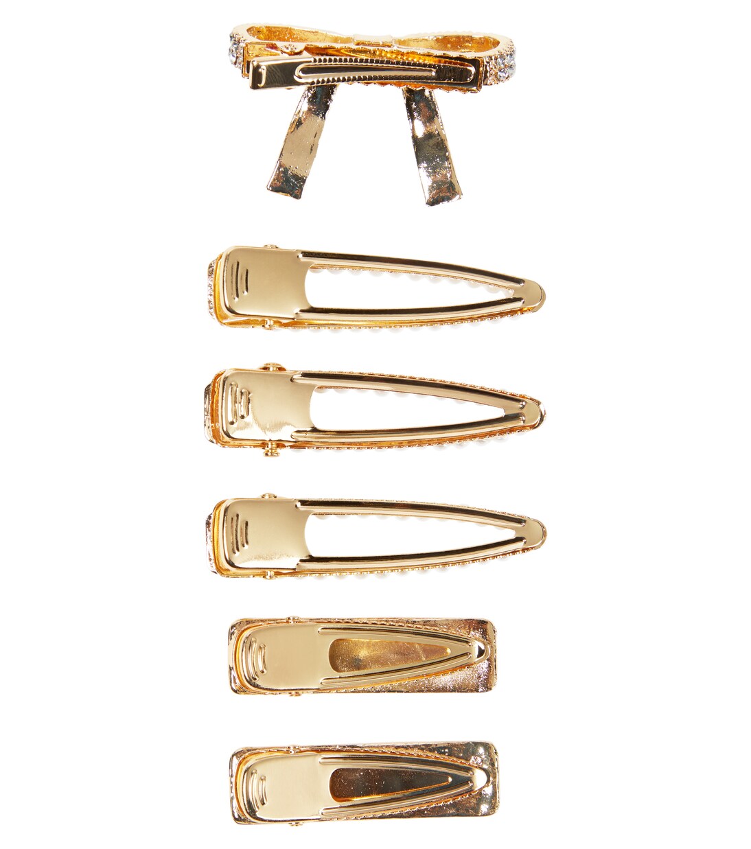 Set of 6 embellished hair clips | Monnalisa