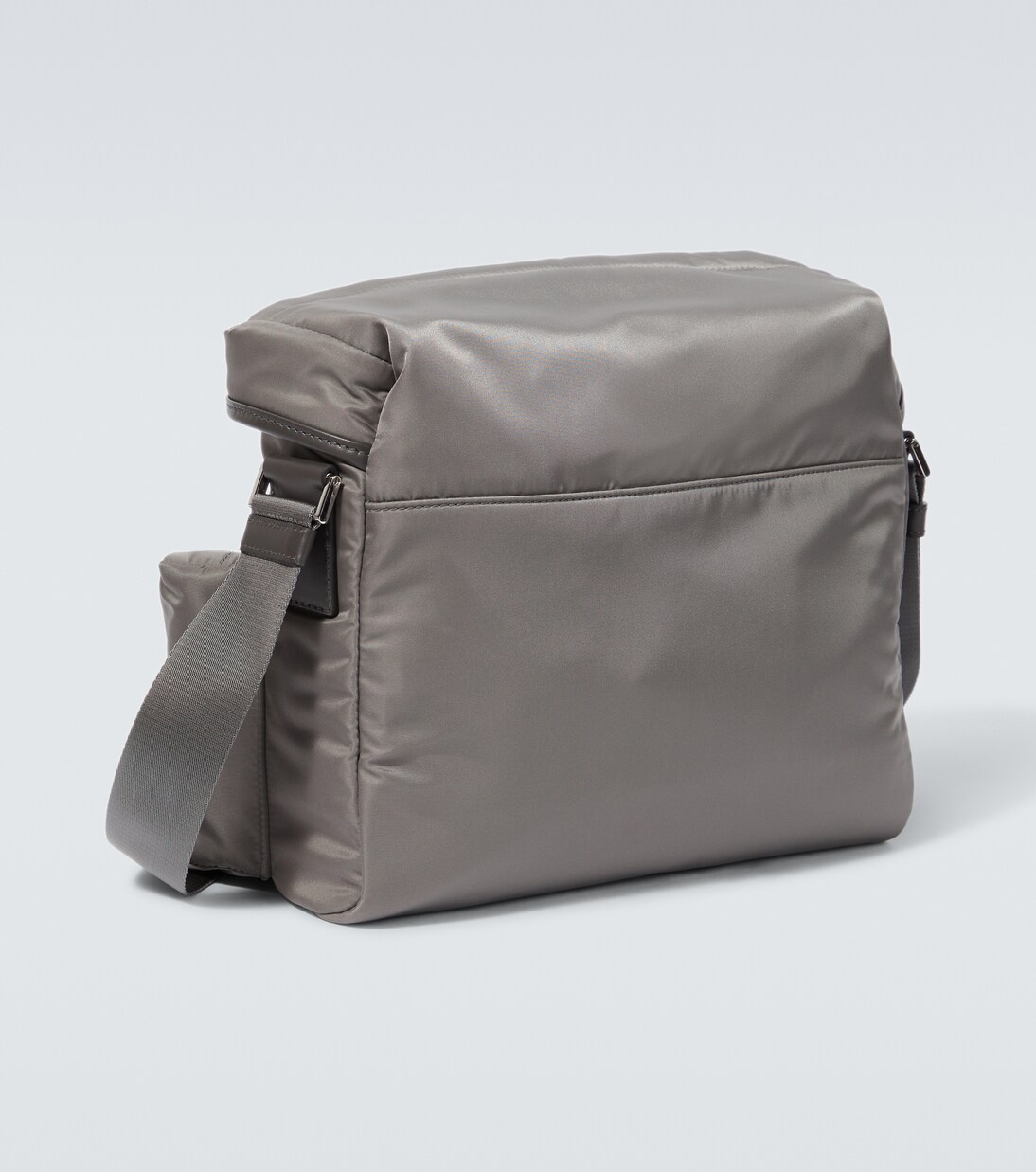 Re-Nylon leather-trimmed crossbody bag | Prada