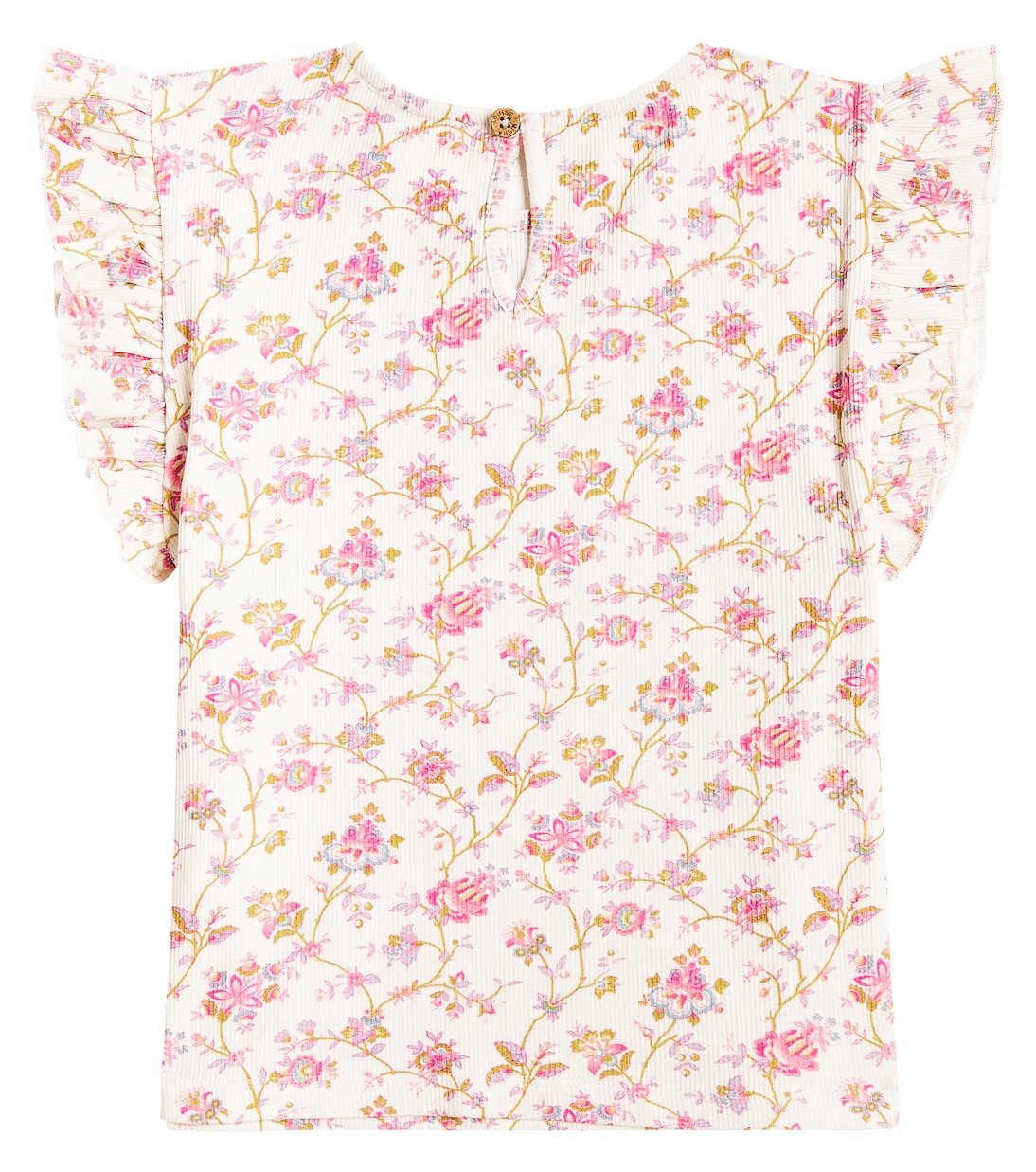 Hermance ruffled floral cotton-blend shirt | Louise Misha