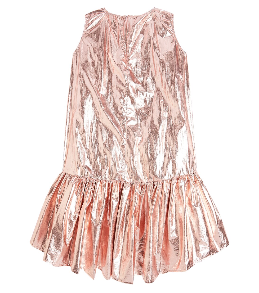 Ruffled lamé dress | Caroline Bosmans