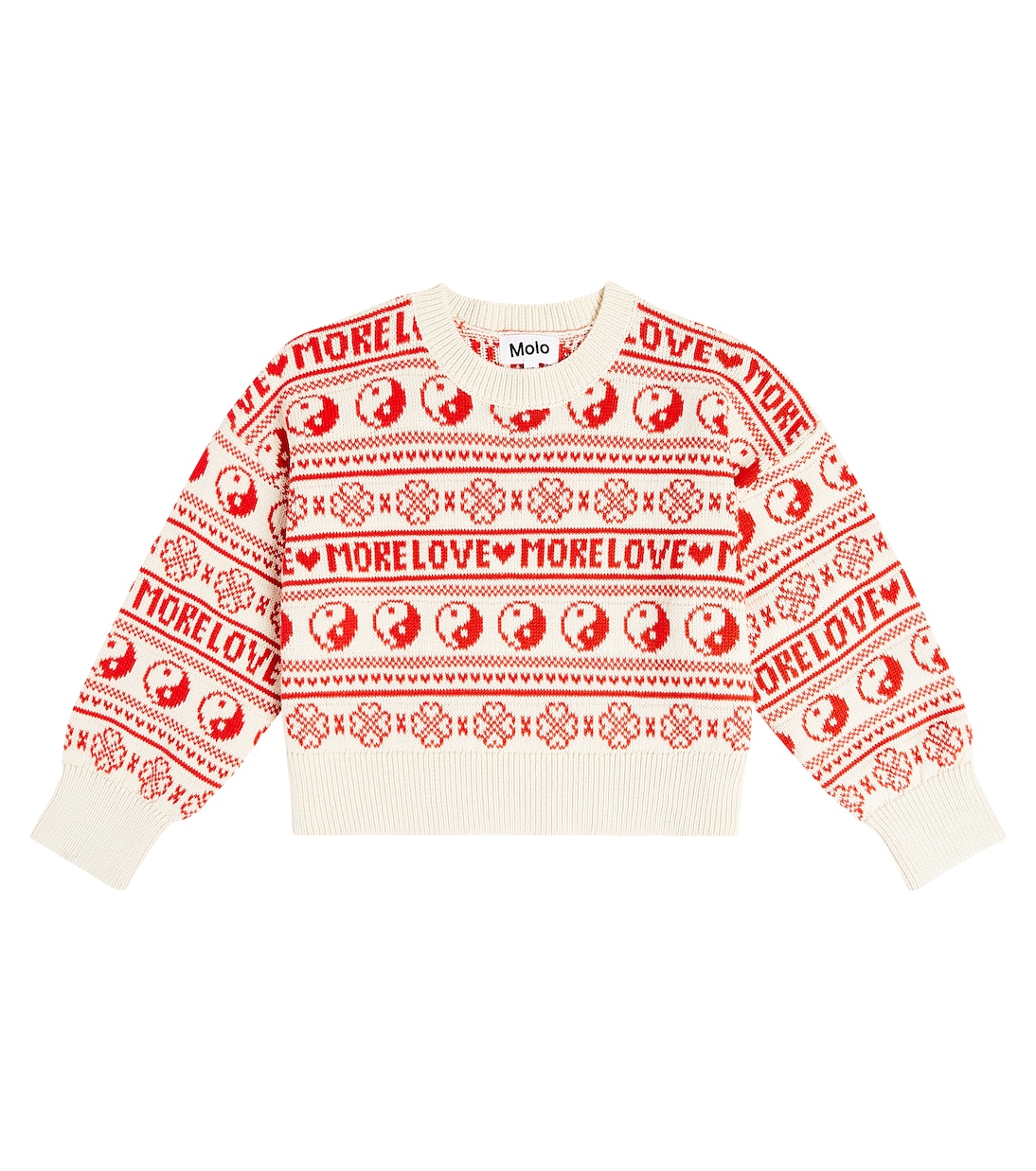 Gerrie intarsia cotton sweater | Molo