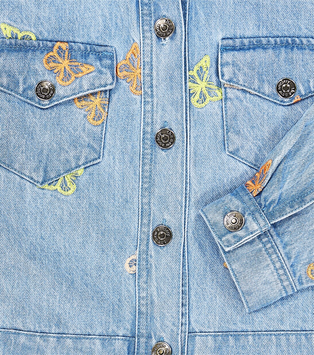 Burbank embroidered denim jacket | The New Society