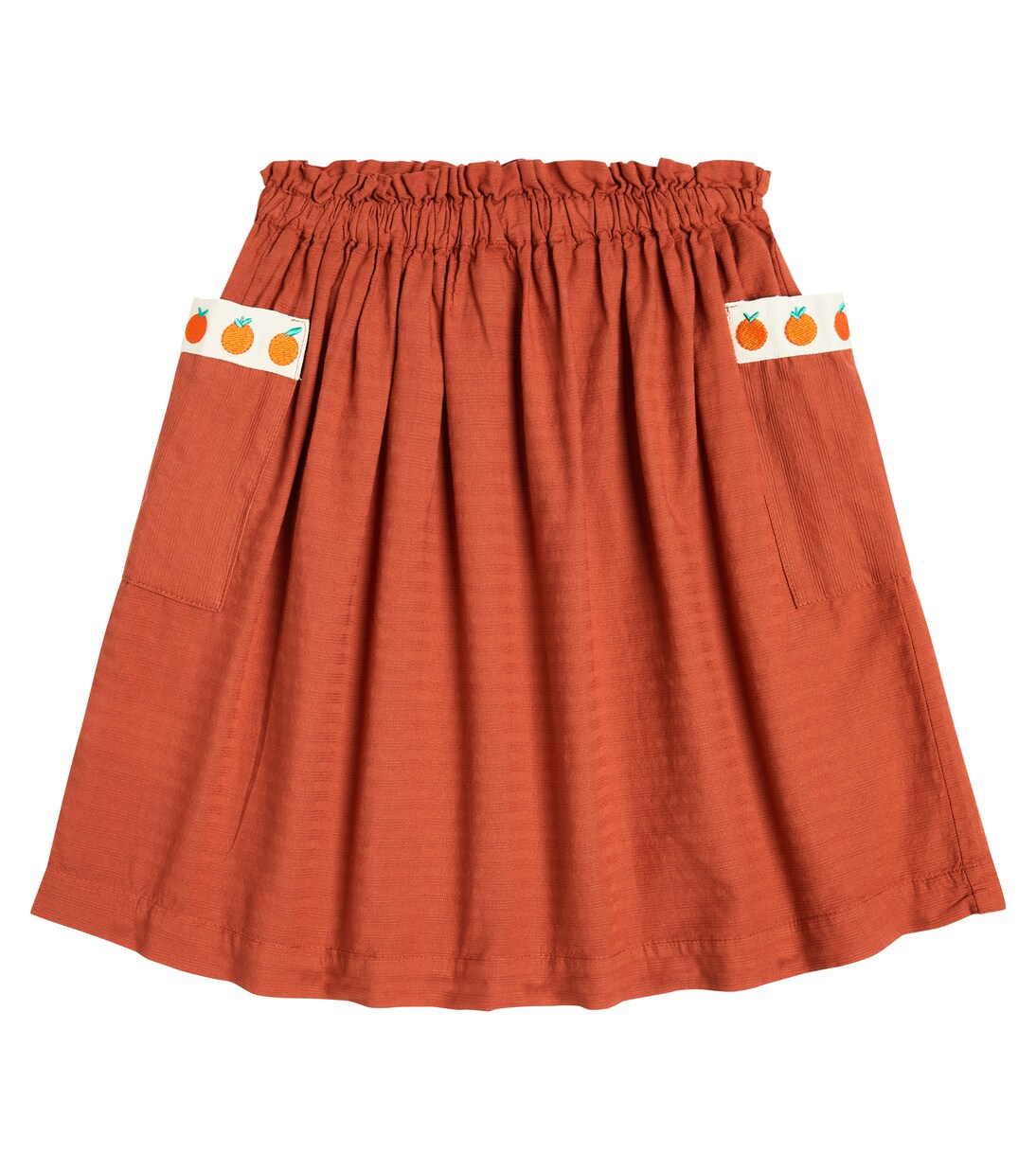 Gathered cotton skirt | Bobo Choses