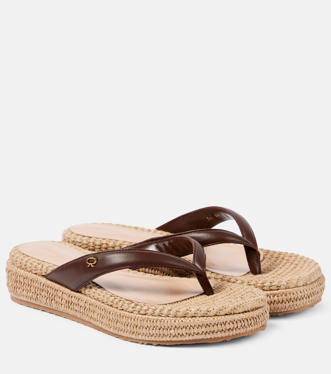 Sandali espadrillas infradito con platform | Gianvito Rossi