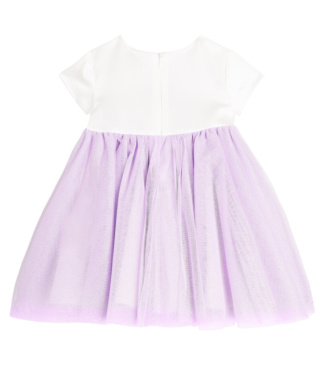 Baby Verziertes Kleid mit Tüll | Monnalisa