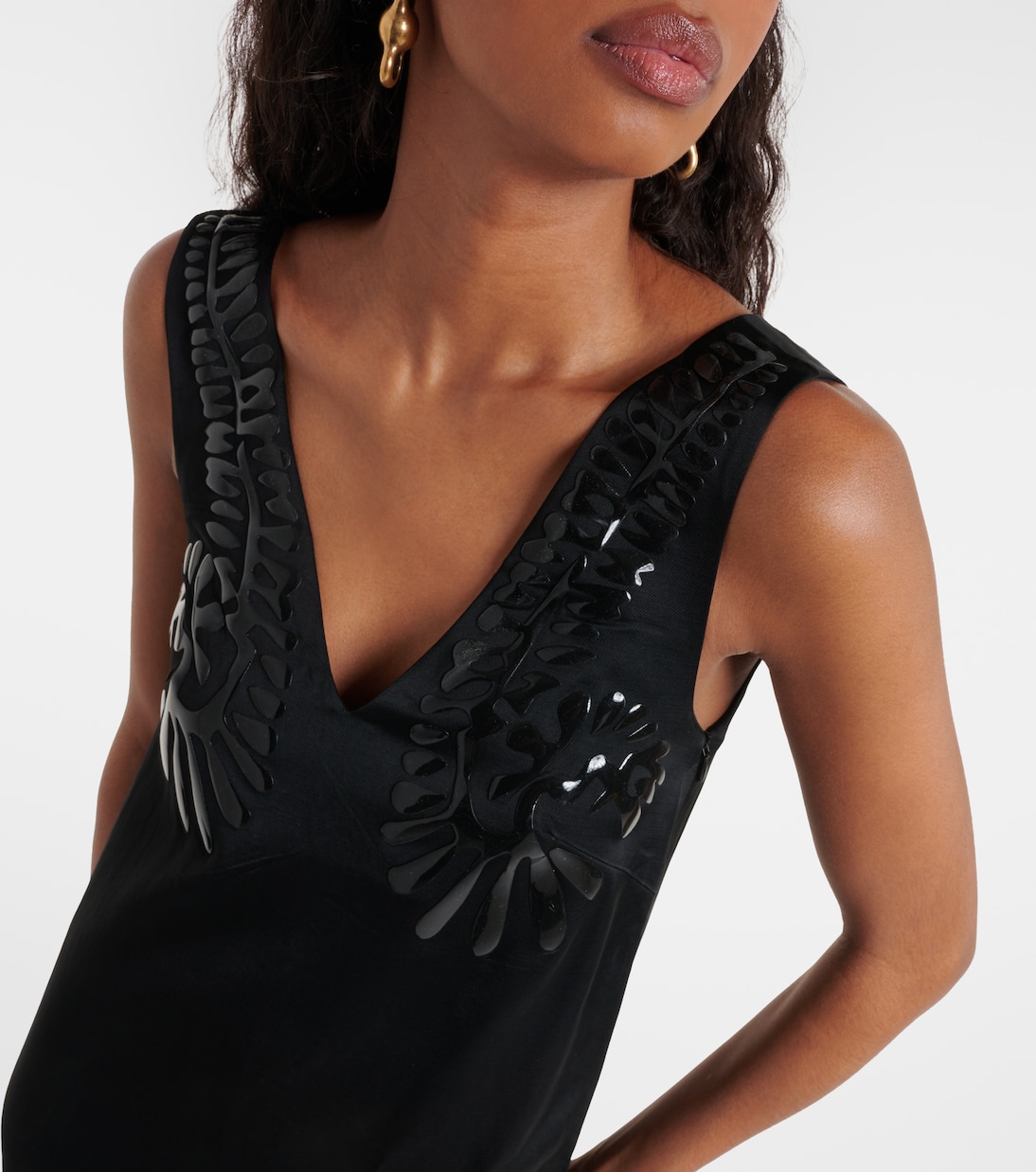 Abito sottoveste in raso | Jacques Wei