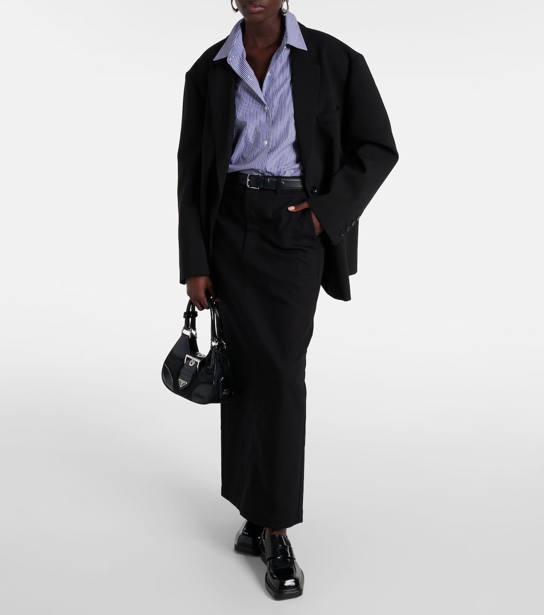 Maxirock Drill aus Baumwoll-Twill | Wardrobe.NYC