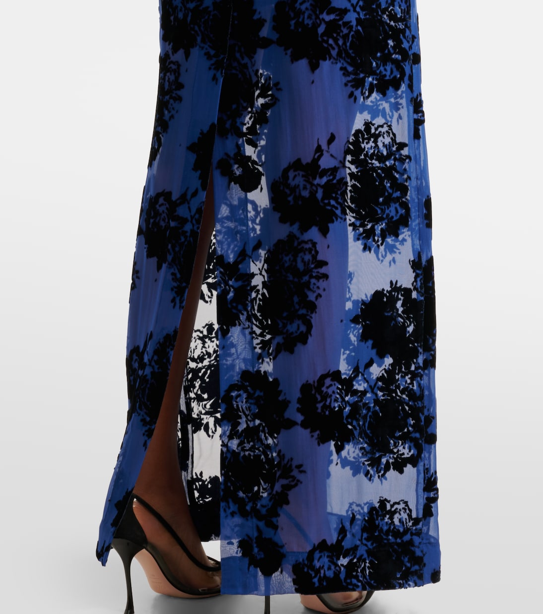 Maxirock aus Devoré | Nina Ricci