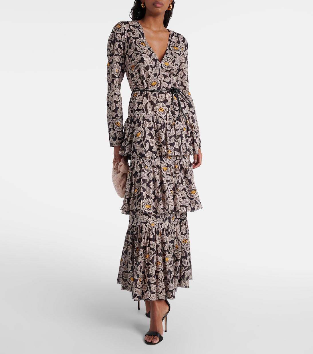 Ottie floral cotton midi dress | Zimmermann
