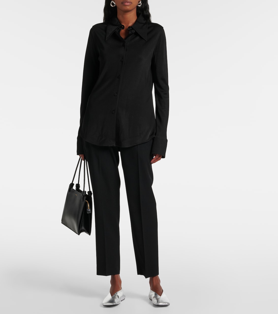 Hemd aus Jersey | Jil Sander